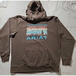 Ariat hoodie mens XL Western Cowboy Logo